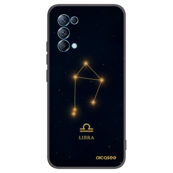 Picasee fekete szilikon tok az alábbi mobiltelefonokra OPPO A16s - LIBRA