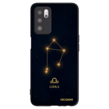 Picasee fekete szilikon tok az alábbi mobiltelefonokra OPPO A16s - LIBRA