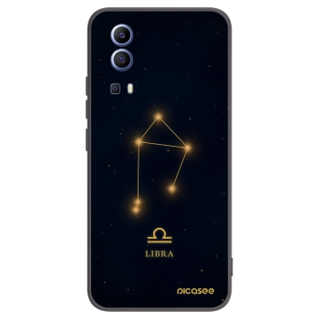 Picasee fekete szilikon tok az alábbi mobiltelefonokra Vivo Y52 5G - LIBRA