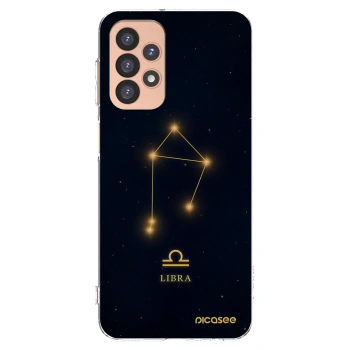 Picasee átlátszó szilikon tok az alábbi mobiltelefonokra Samsung Galaxy A23 A236B 5G - LIBRA