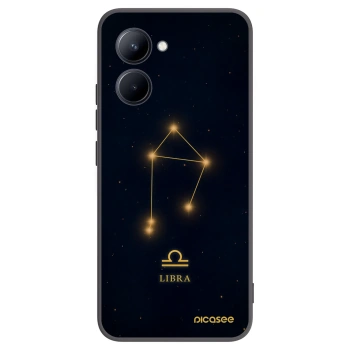 Picasee fekete szilikon tok az alábbi mobiltelefonokra Realme C33 (2023) - LIBRA