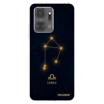 Picasee átlátszó szilikon tok az alábbi mobiltelefonokra Honor X7a - LIBRA