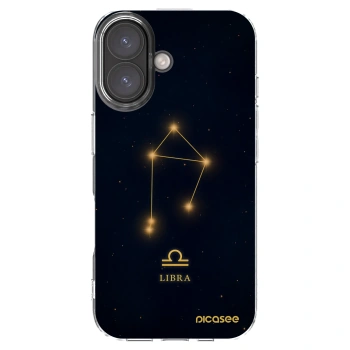 Picasee átlátszó szilikon tok az alábbi mobiltelefonokra Apple iPhone 16 - LIBRA