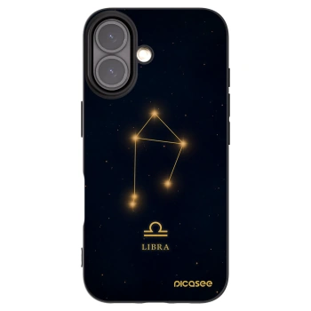 Picasee fekete szilikon tok az alábbi mobiltelefonokra Apple iPhone 16 - LIBRA