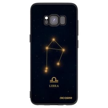 Picasee fekete szilikon tok az alábbi mobiltelefonokra Samsung Galaxy S8 G950F - LIBRA