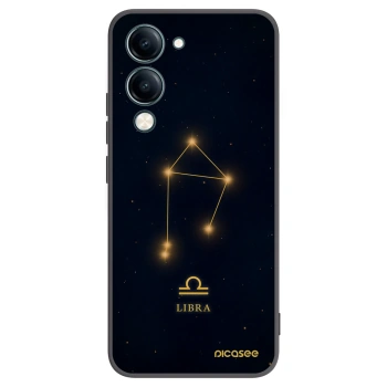 Picasee fekete szilikon tok az alábbi mobiltelefonokra Vivo Y29s 5G - LIBRA