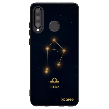 Picasee fekete szilikon tok az alábbi mobiltelefonokra Huawei P30 Lite - LIBRA