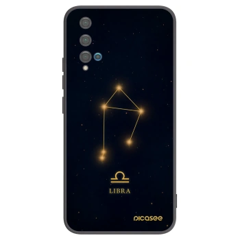 Picasee fekete szilikon tok az alábbi mobiltelefonokra Huawei Nova 5T - LIBRA