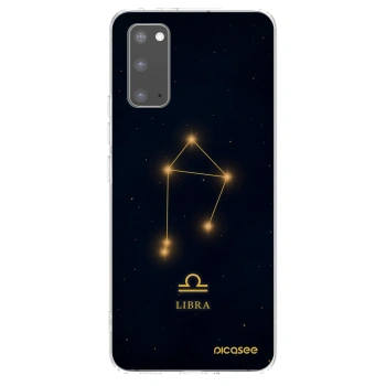 Picasee átlátszó szilikon tok az alábbi mobiltelefonokra Samsung Galaxy S20 G980F - LIBRA
