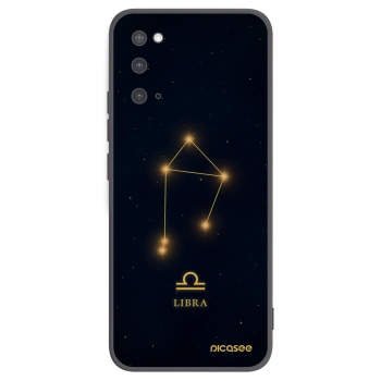 Picasee fekete szilikon tok az alábbi mobiltelefonokra Samsung Galaxy S20 G980F - LIBRA