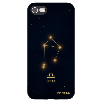 Picasee fekete szilikon tok az alábbi mobiltelefonokra Apple iPhone SE 2020 - LIBRA