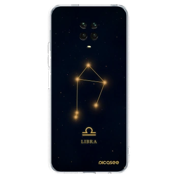 Picasee átlátszó szilikon tok az alábbi mobiltelefonokra Xiaomi Redmi Note 9 Pro - LIBRA