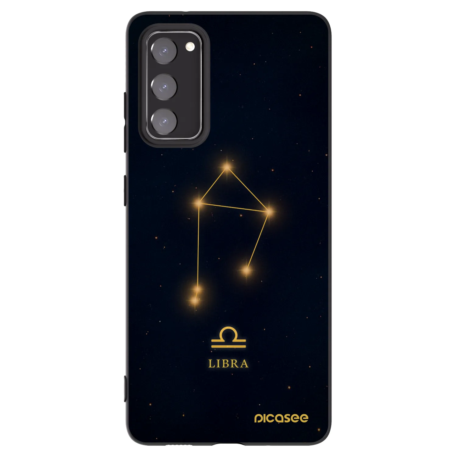 Picasee fekete szilikon tok az alábbi mobiltelefonokra Samsung Galaxy S20 FE - LIBRA