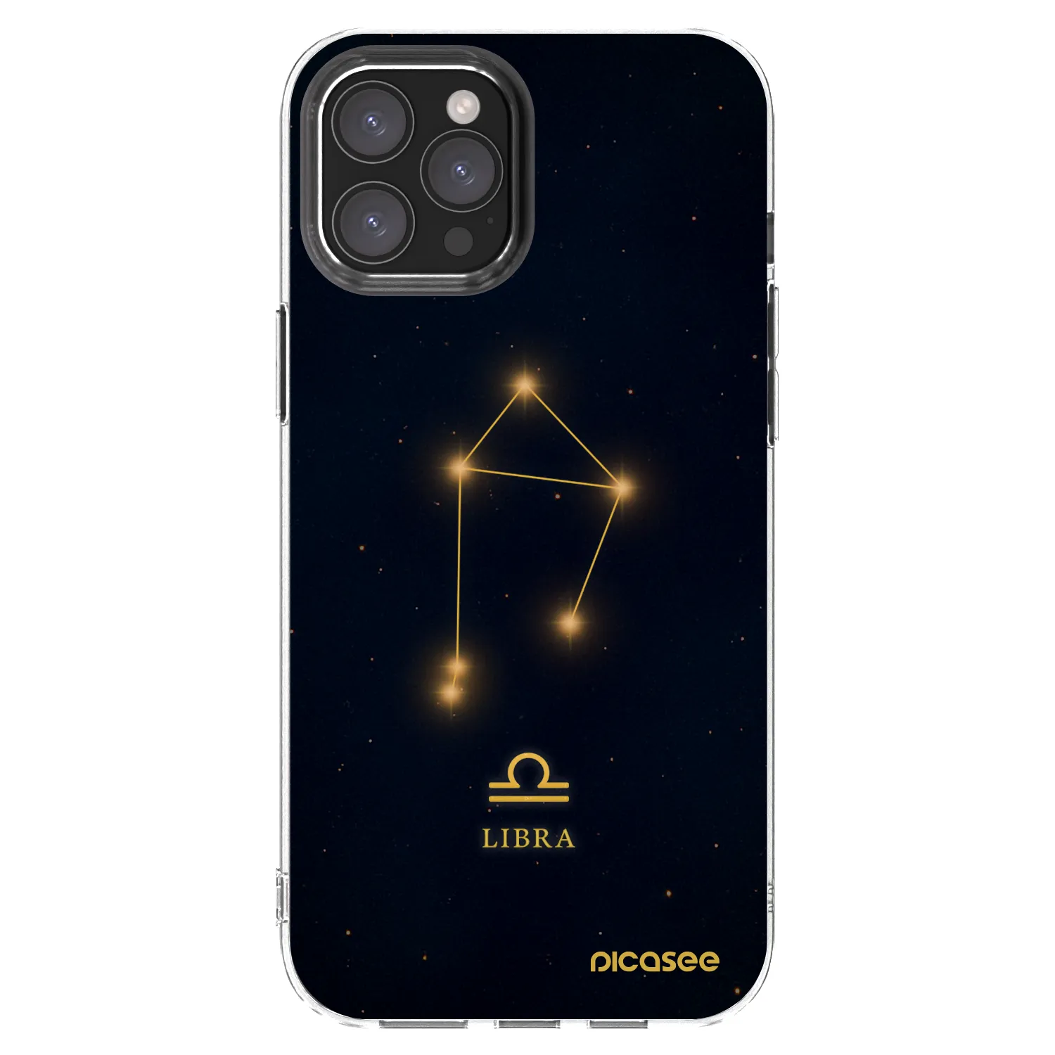 Picasee átlátszó szilikon tok az alábbi mobiltelefonokra Apple iPhone 12 Pro Max - LIBRA