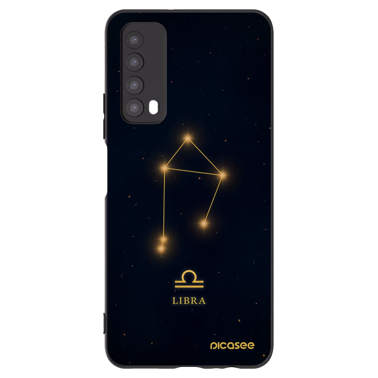 Picasee fekete szilikon tok az alábbi mobiltelefonokra Huawei P Smart 2021 - LIBRA