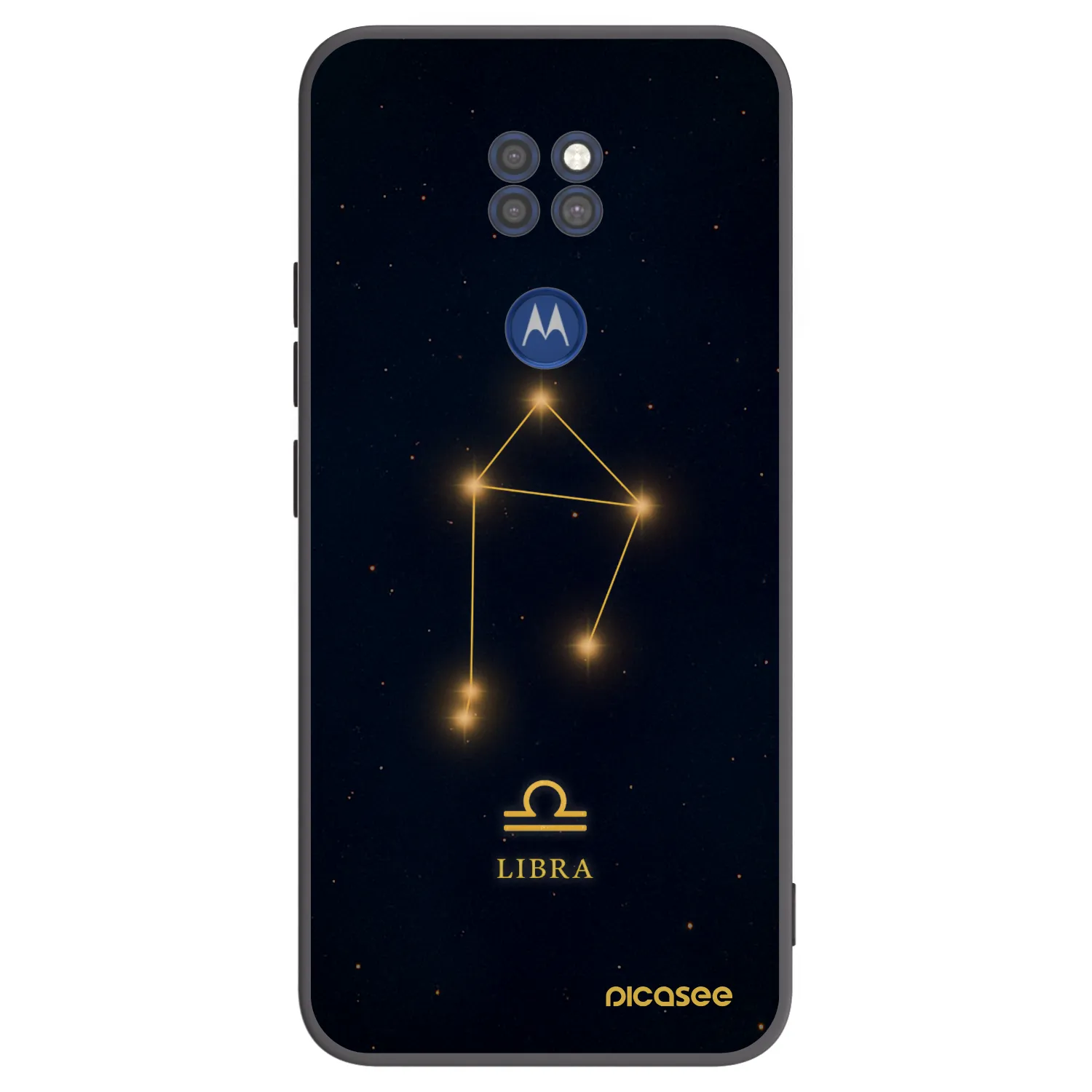 Picasee fekete szilikon tok az alábbi mobiltelefonokra Motorola Moto G9 Play - LIBRA