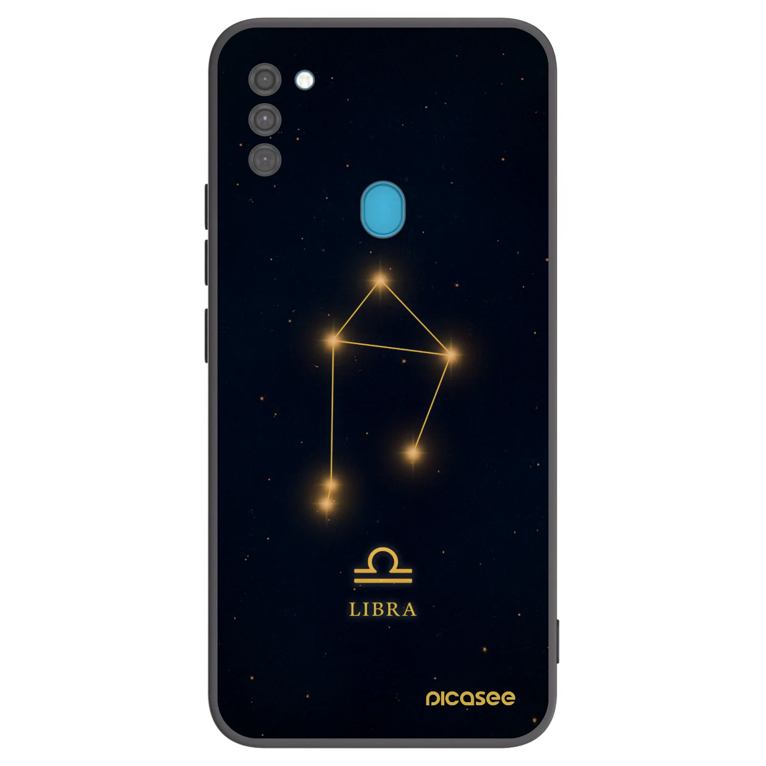 Picasee fekete szilikon tok az alábbi mobiltelefonokra Samsung Galaxy M11 - LIBRA