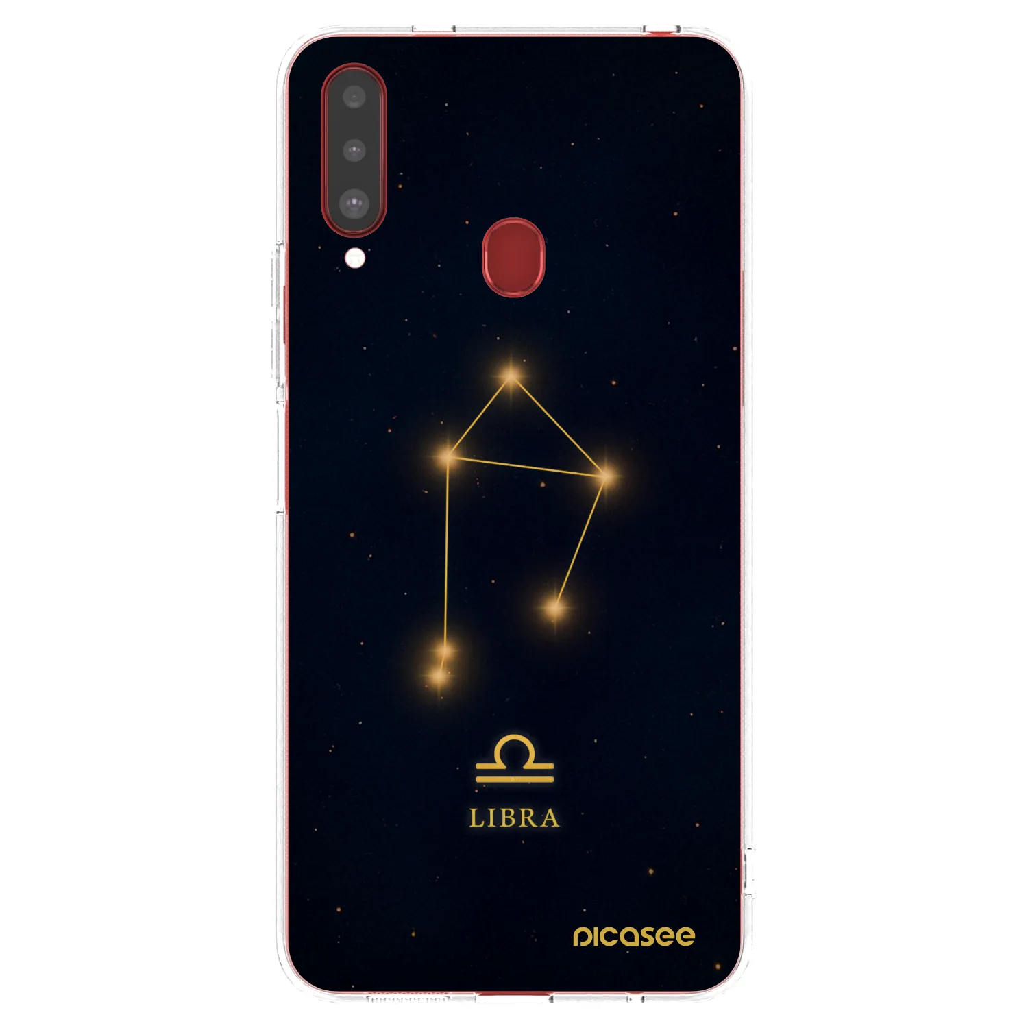 Picasee átlátszó szilikon tok az alábbi mobiltelefonokra Samsung Galaxy A20s - LIBRA