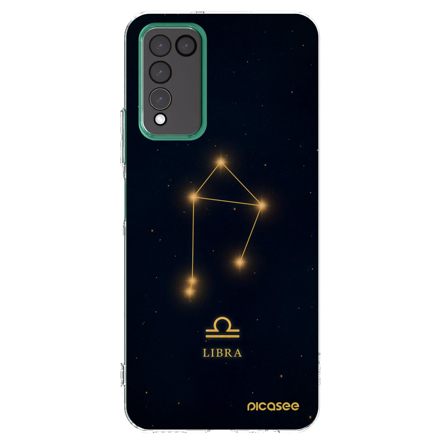 Picasee átlátszó szilikon tok az alábbi mobiltelefonokra Honor 10X Lite - LIBRA