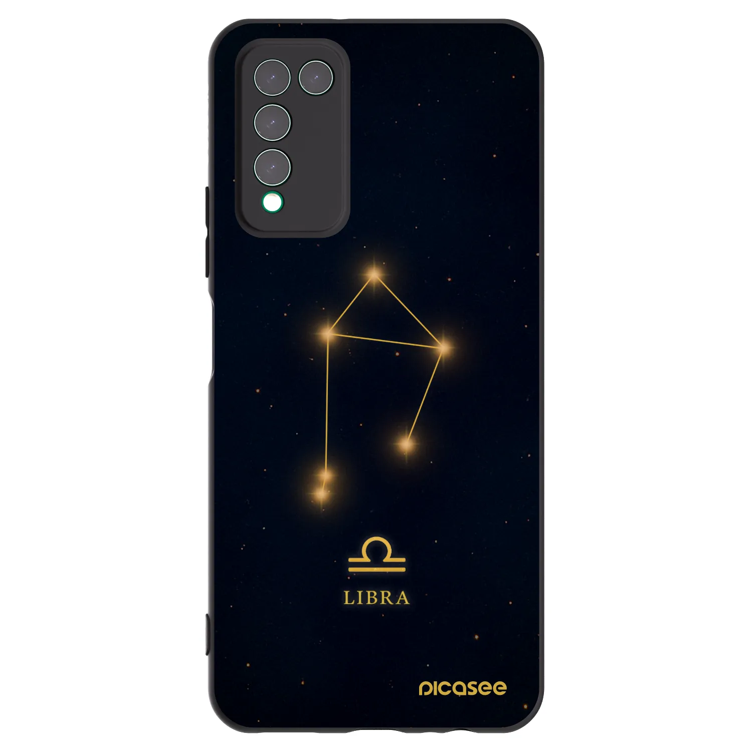 Picasee fekete szilikon tok az alábbi mobiltelefonokra Honor 10X Lite - LIBRA