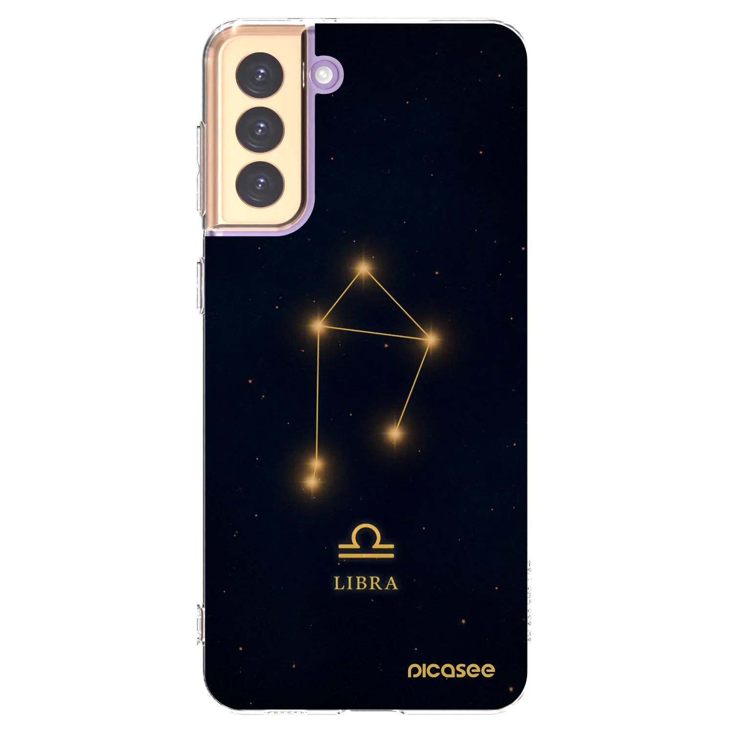 Picasee átlátszó szilikon tok az alábbi mobiltelefonokra Samsung Galaxy S21+ 5G G996F - LIBRA