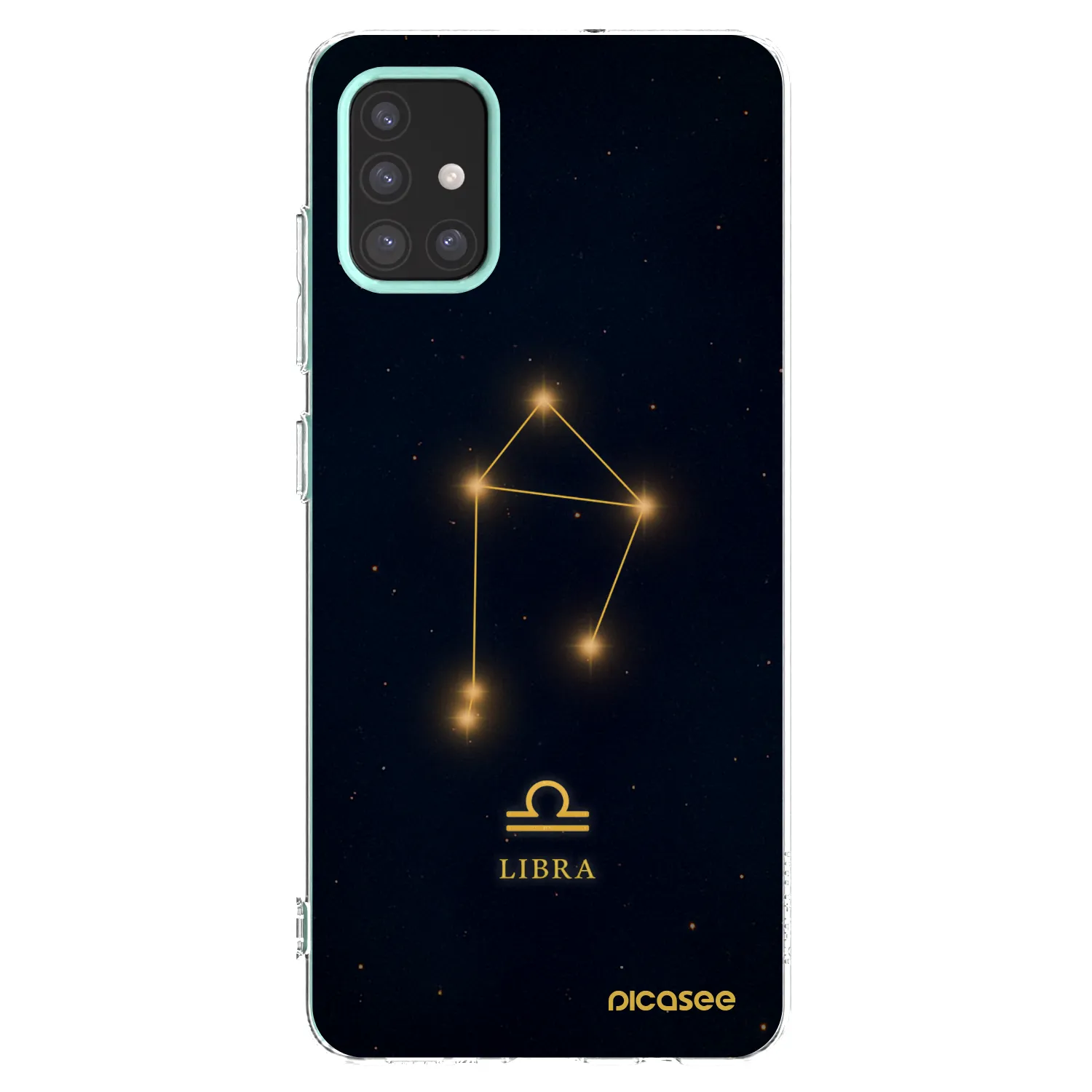 Picasee átlátszó szilikon tok az alábbi mobiltelefonokra Samsung Galaxy M31s - LIBRA