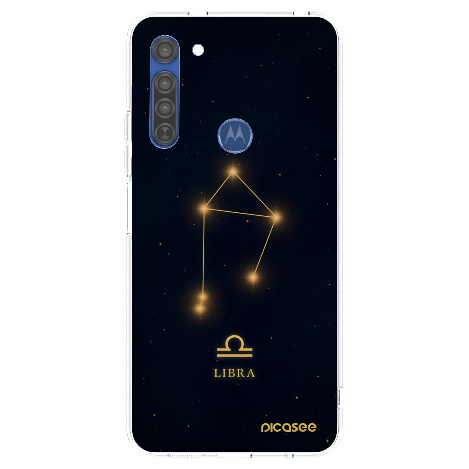 Picasee átlátszó szilikon tok az alábbi mobiltelefonokra Motorola Moto G8 - LIBRA