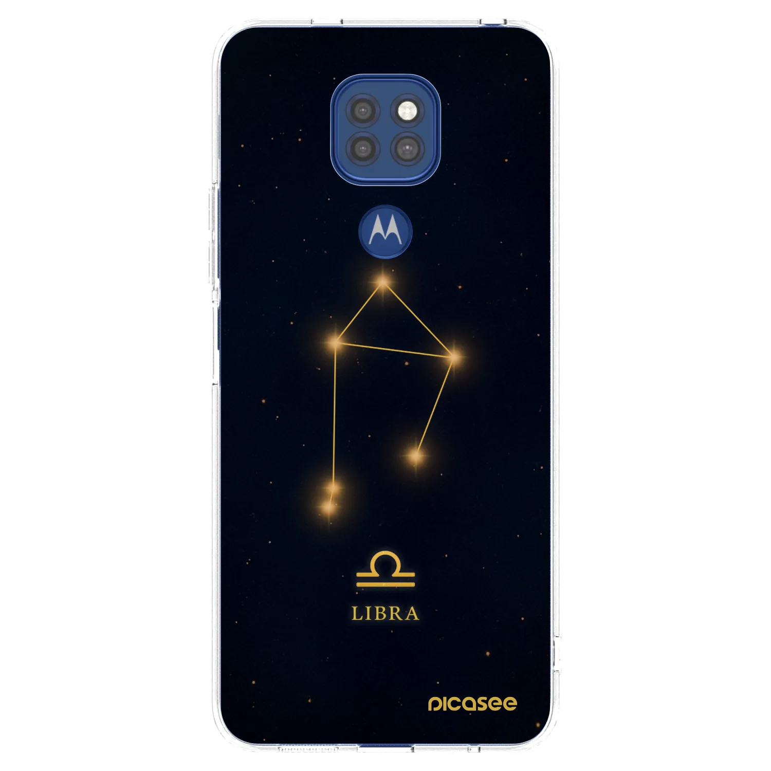 Picasee átlátszó szilikon tok az alábbi mobiltelefonokra Motorola Moto G9 Play - LIBRA