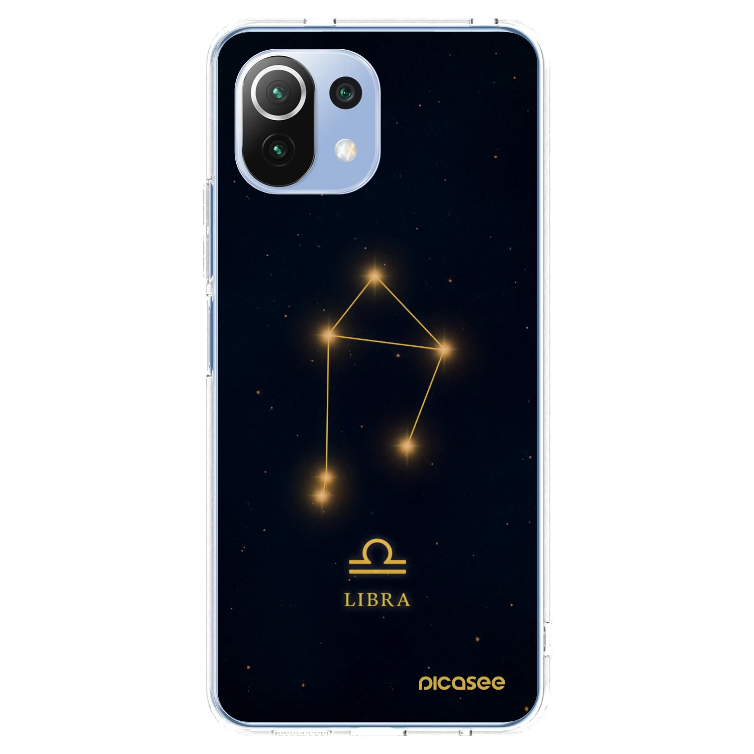 Picasee átlátszó szilikon tok az alábbi mobiltelefonokra Xiaomi Mi 11 Lite - LIBRA