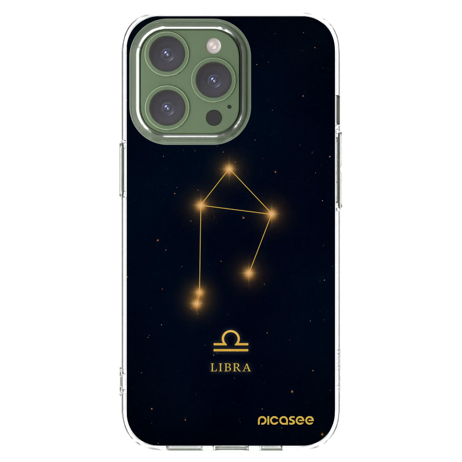 Picasee átlátszó szilikon tok az alábbi mobiltelefonokra Apple iPhone 13 Pro - LIBRA