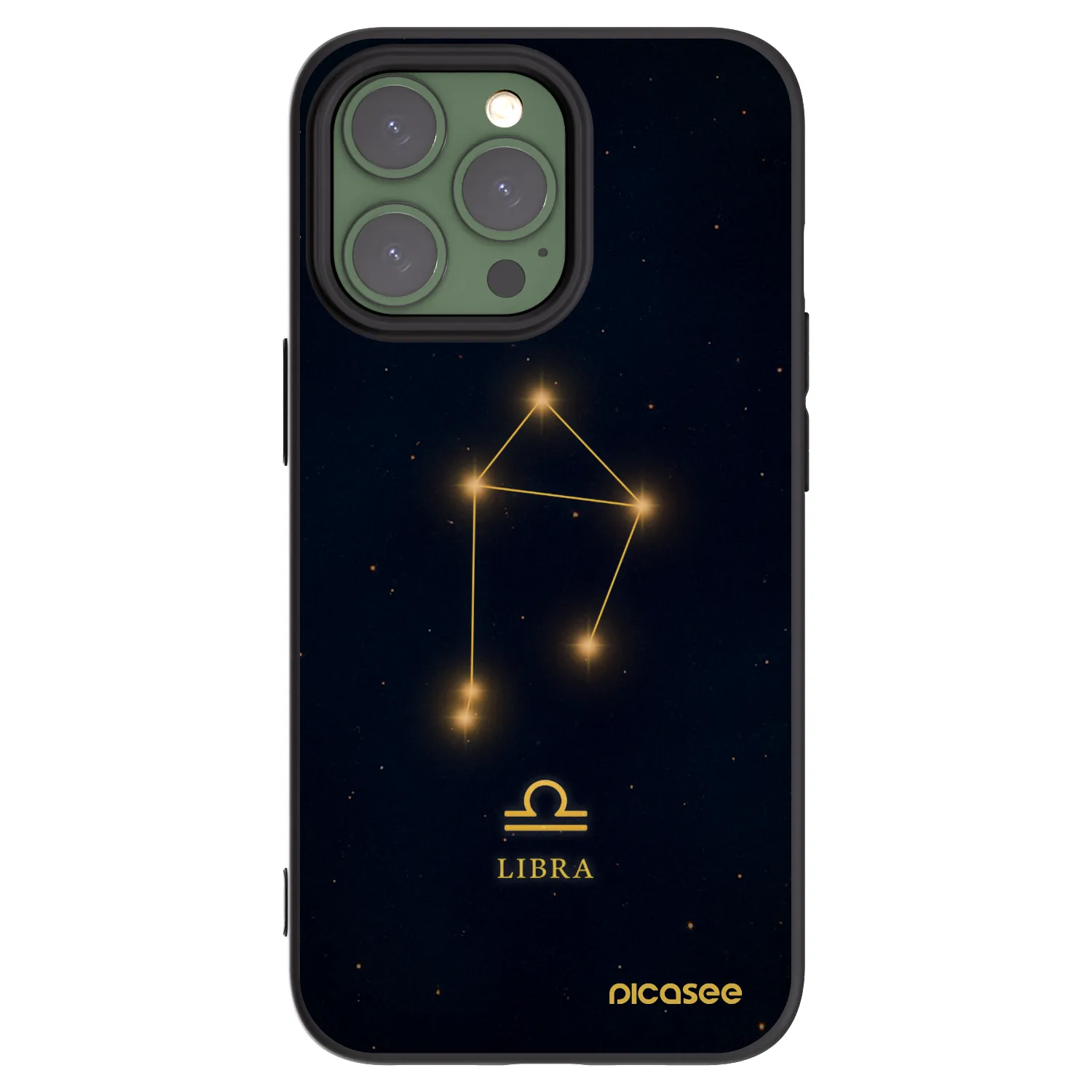 Picasee fekete szilikon tok az alábbi mobiltelefonokra Apple iPhone 13 Pro - LIBRA