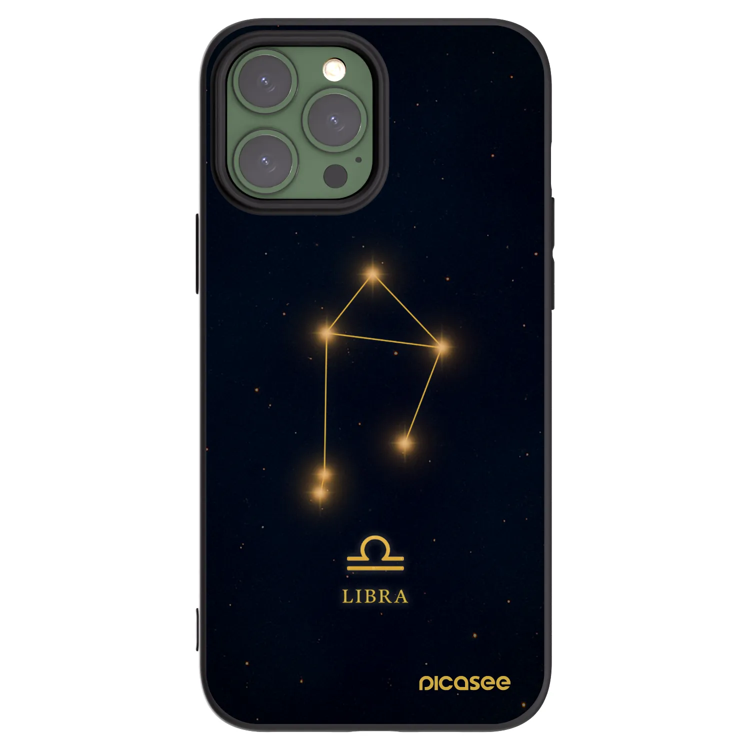 Picasee fekete szilikon tok az alábbi mobiltelefonokra Apple iPhone 13 Pro Max - LIBRA
