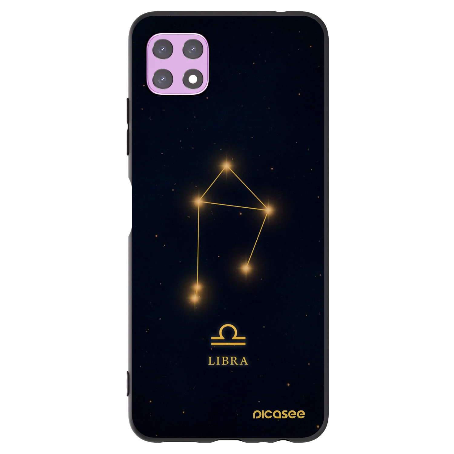 Picasee fekete szilikon tok az alábbi mobiltelefonokra Samsung Galaxy A22 A226B 5G - LIBRA