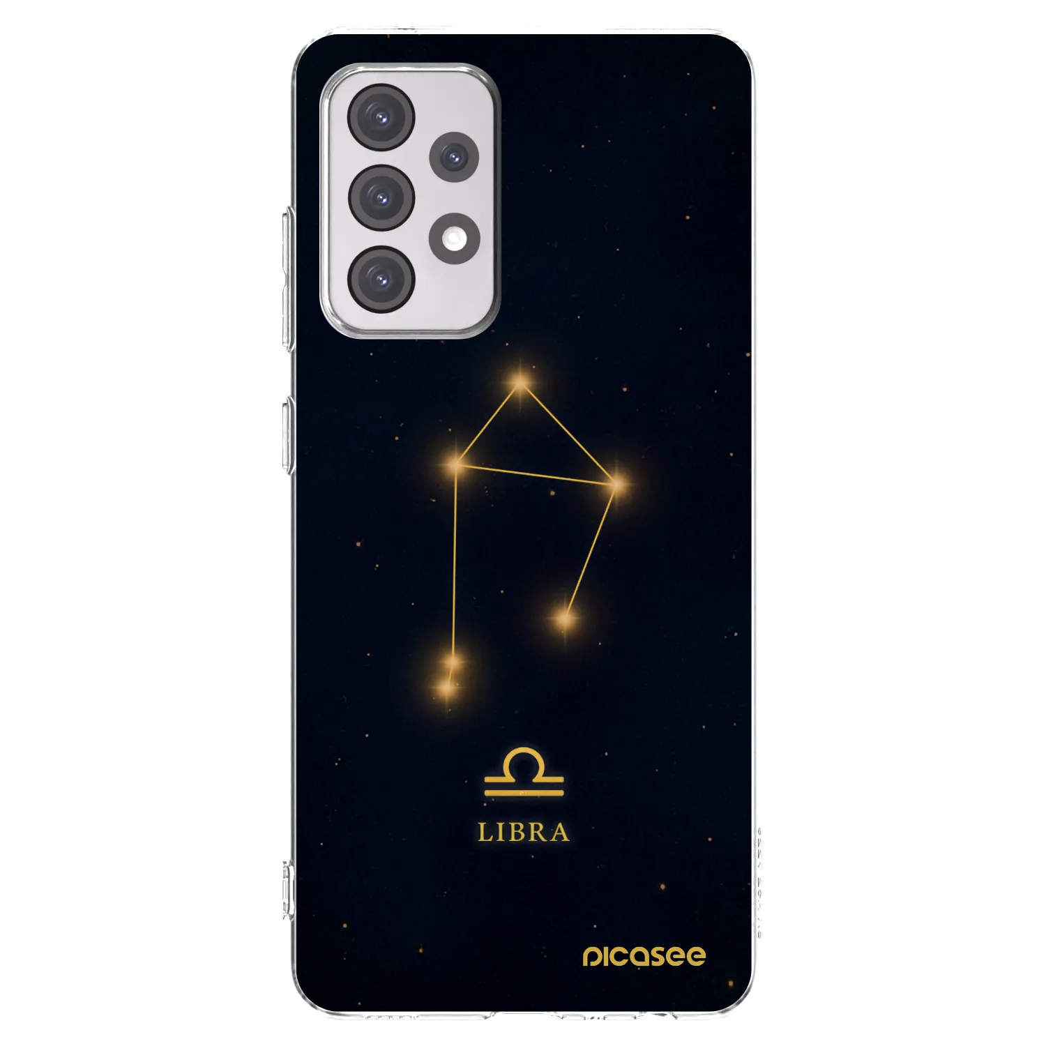 Picasee átlátszó szilikon tok az alábbi mobiltelefonokra Samsung Galaxy A52s 5G A528B - LIBRA