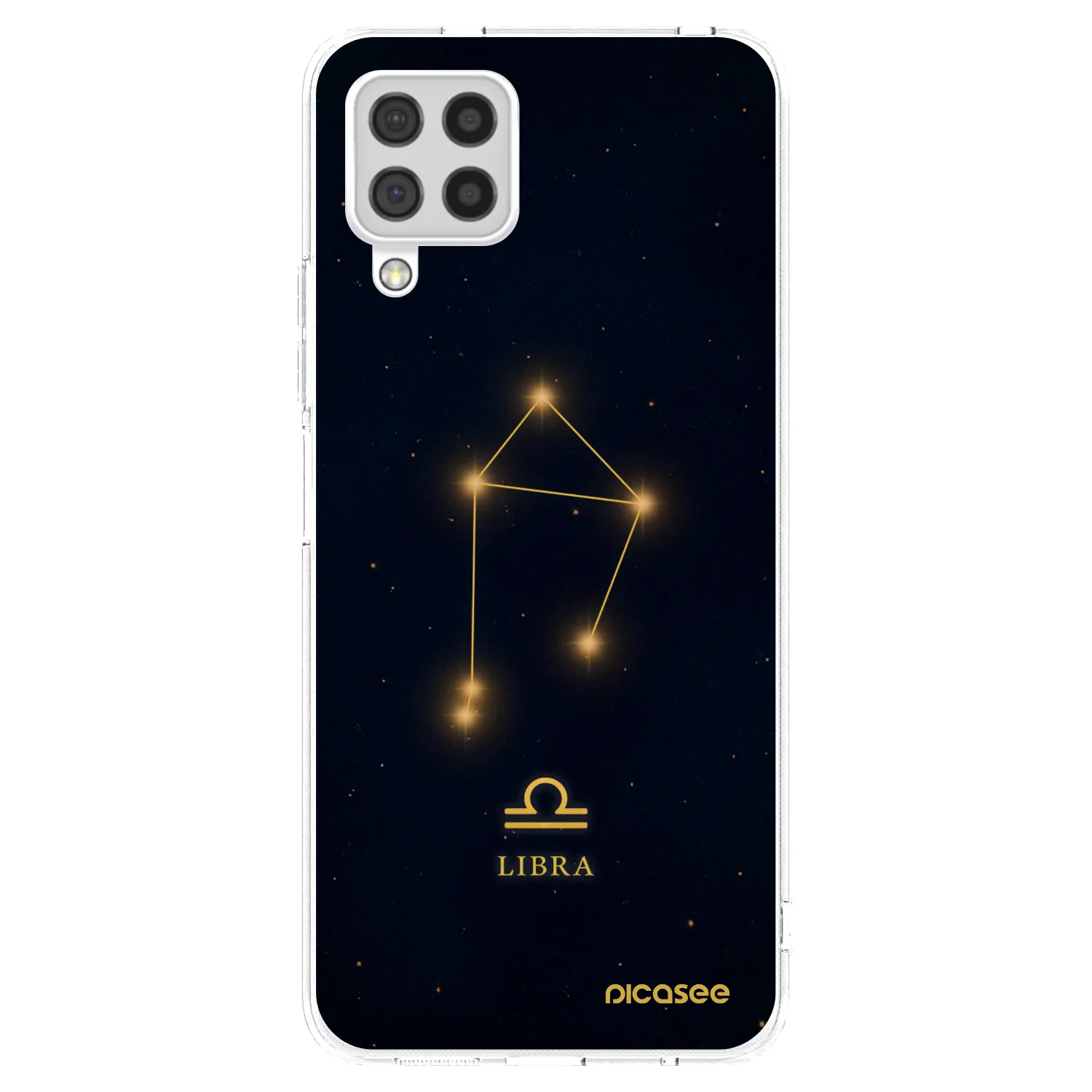 Picasee átlátszó szilikon tok az alábbi mobiltelefonokra Samsung Galaxy A22 A225F 4G - LIBRA