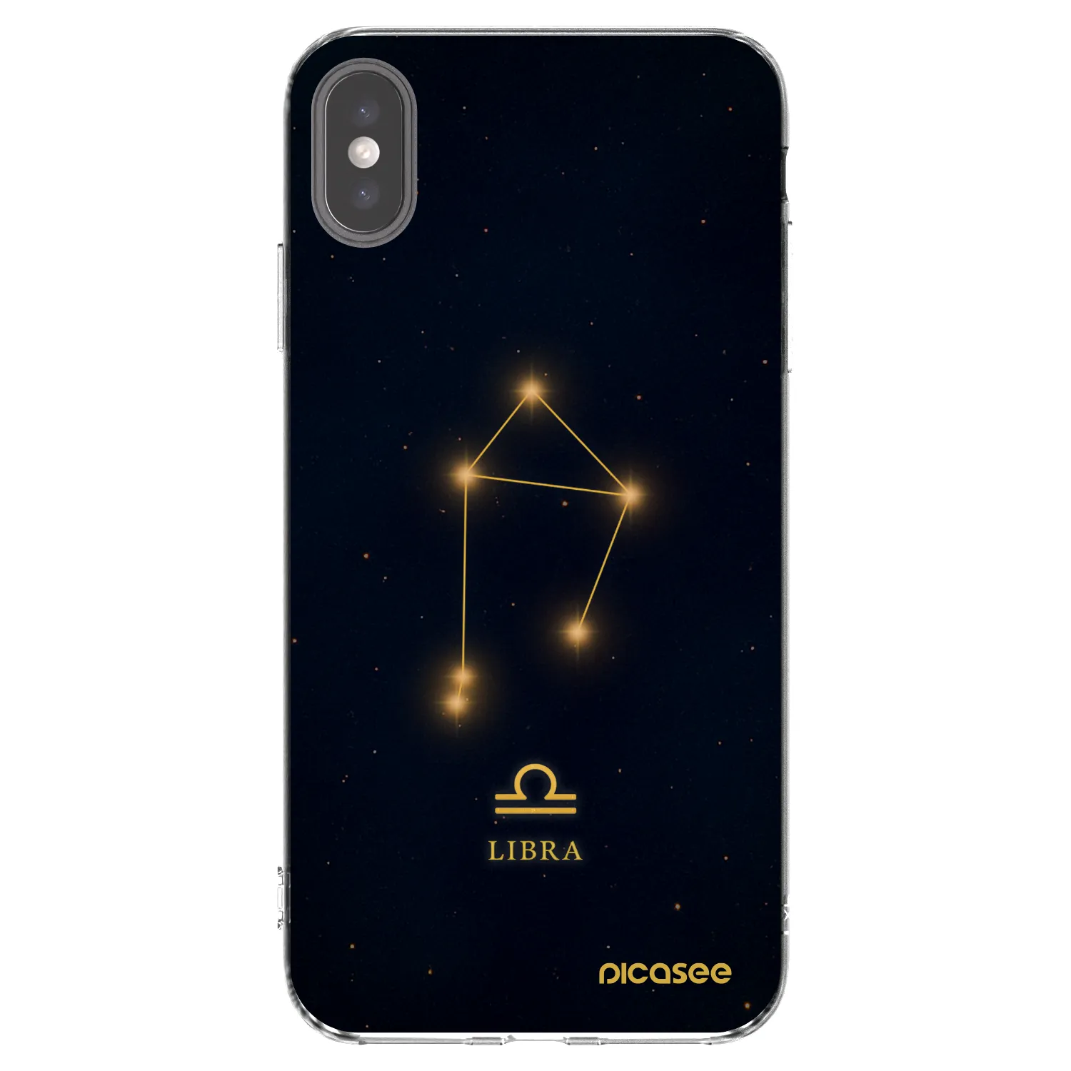 Picasee átlátszó szilikon tok az alábbi mobiltelefonokra Apple iPhone XS Max - LIBRA