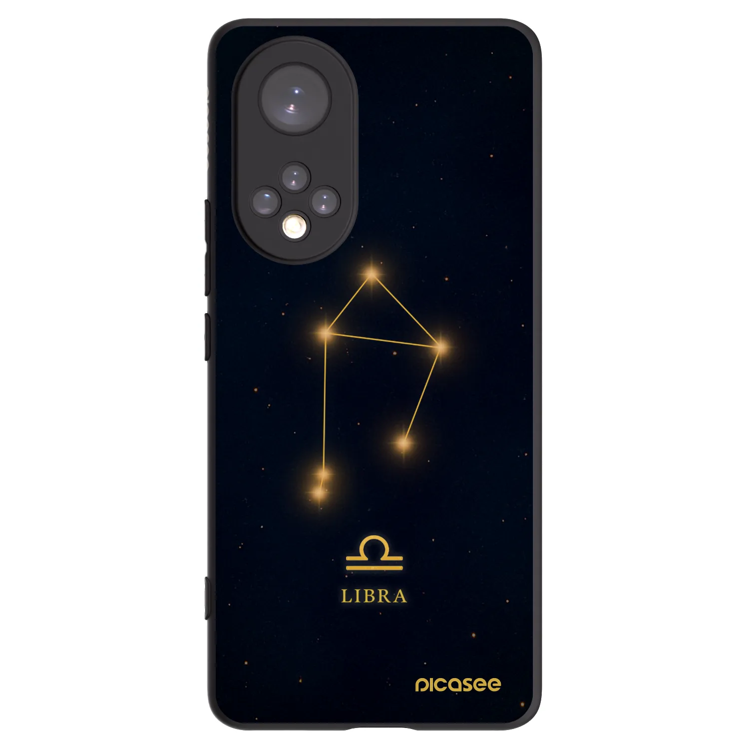 Picasee fekete szilikon tok az alábbi mobiltelefonokra Honor 50 5G - LIBRA