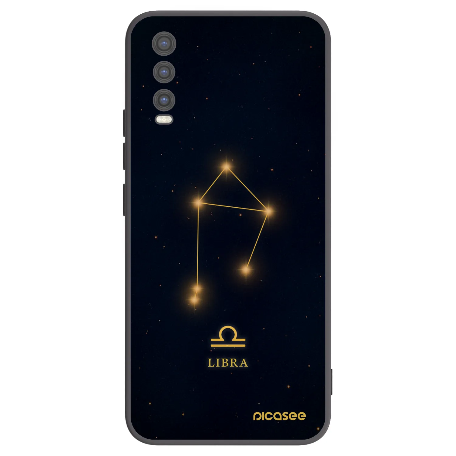 Picasee fekete szilikon tok az alábbi mobiltelefonokra Vivo Y20s - LIBRA