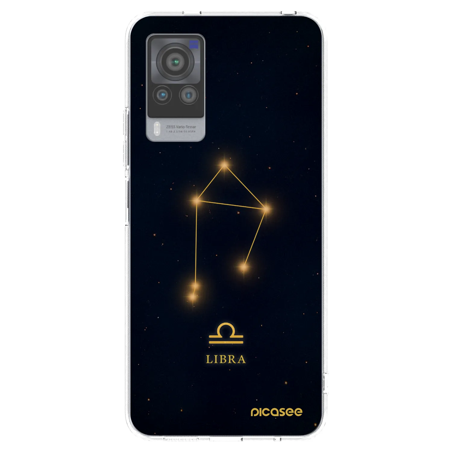 Picasee átlátszó szilikon tok az alábbi mobiltelefonokra Vivo X60 Pro 5G - LIBRA