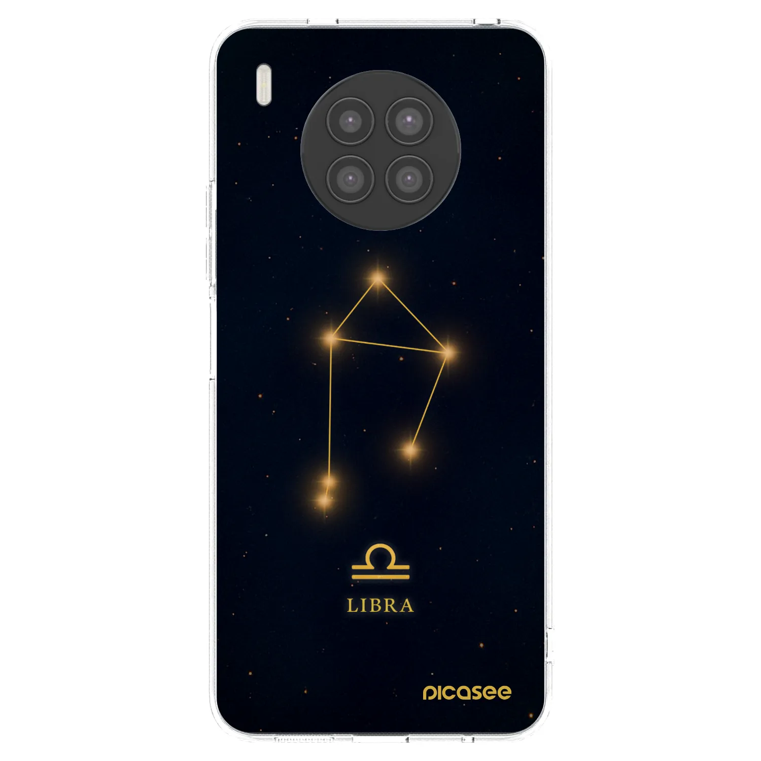 Picasee átlátszó szilikon tok az alábbi mobiltelefonokra Huawei Nova 8i - LIBRA