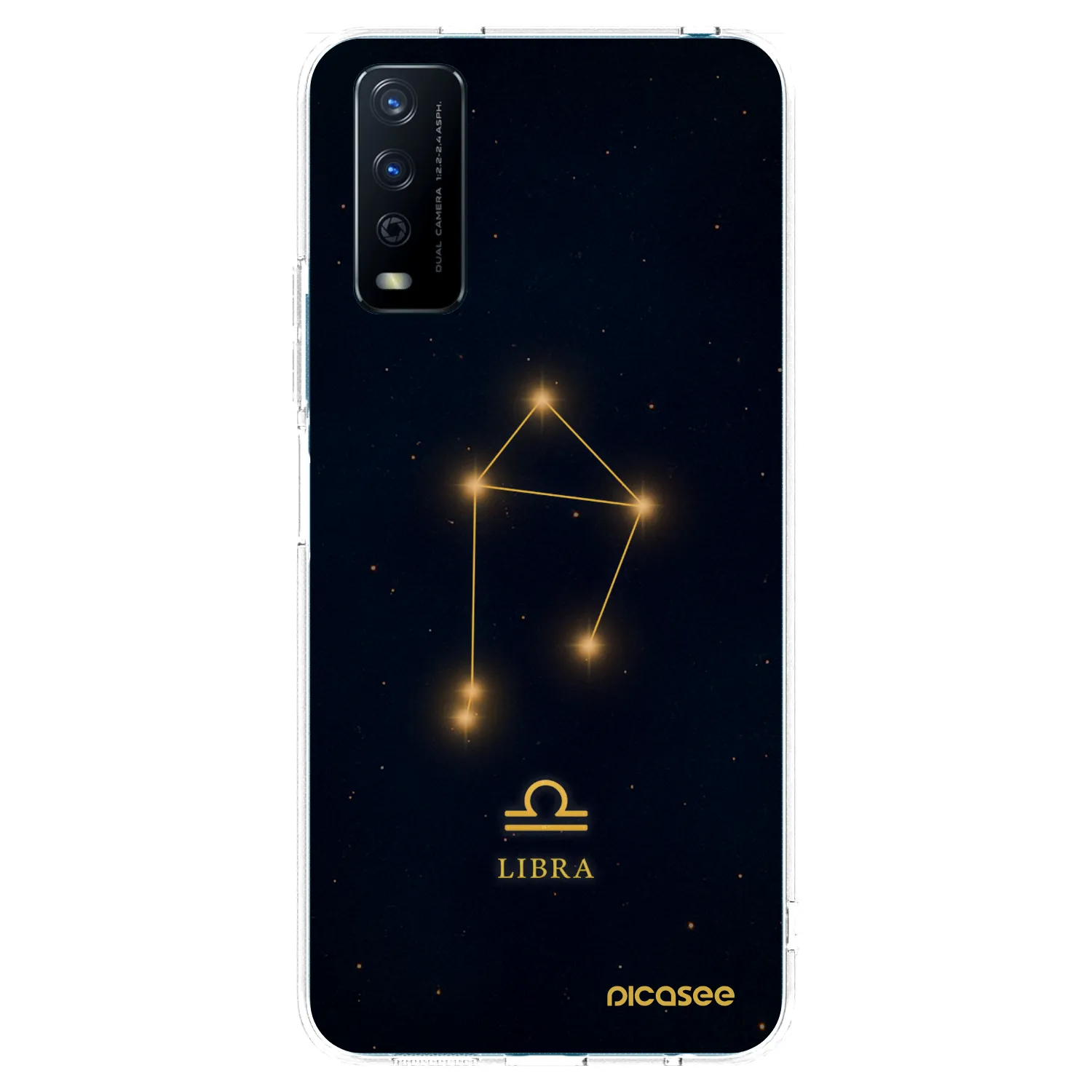 Picasee átlátszó szilikon tok az alábbi mobiltelefonokra Vivo Y11s - LIBRA