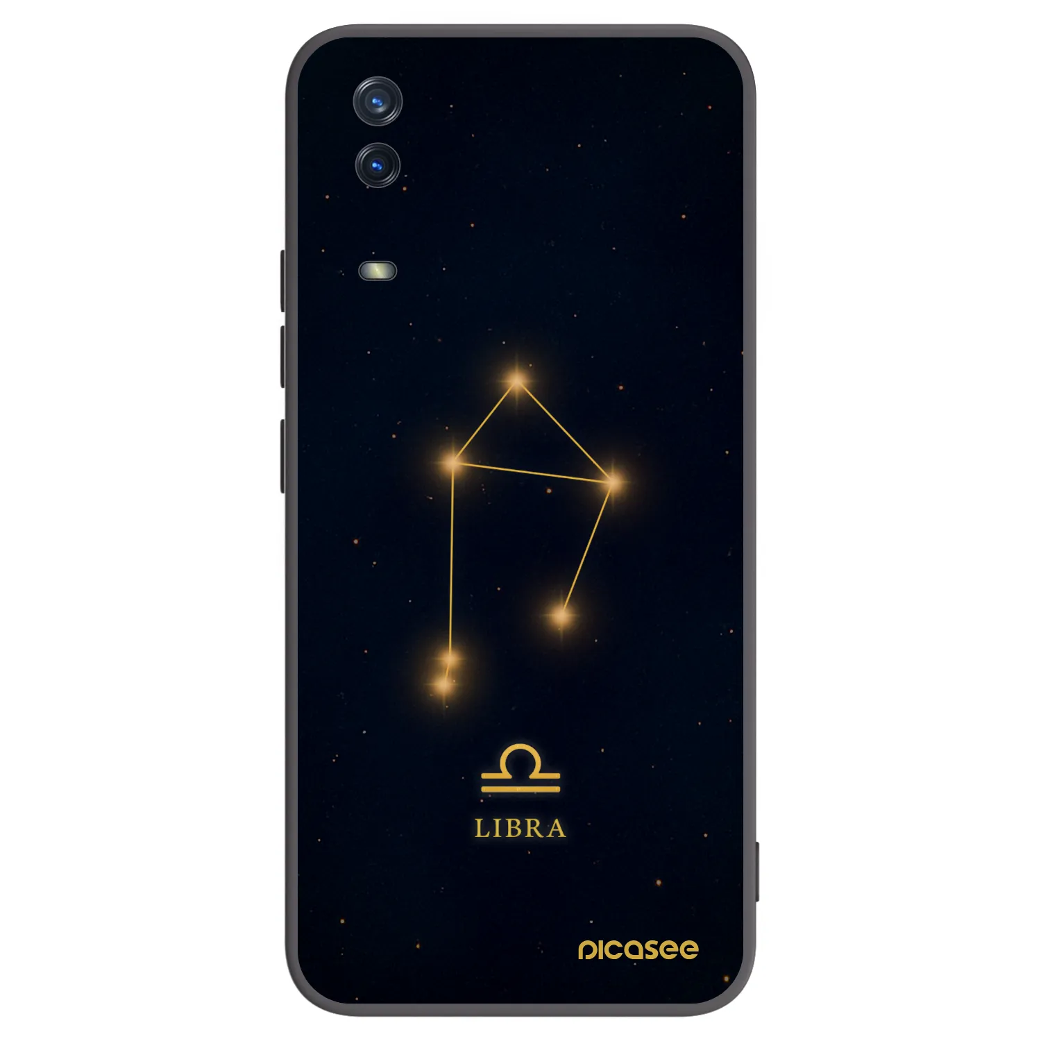 Picasee fekete szilikon tok az alábbi mobiltelefonokra Vivo Y11s - LIBRA