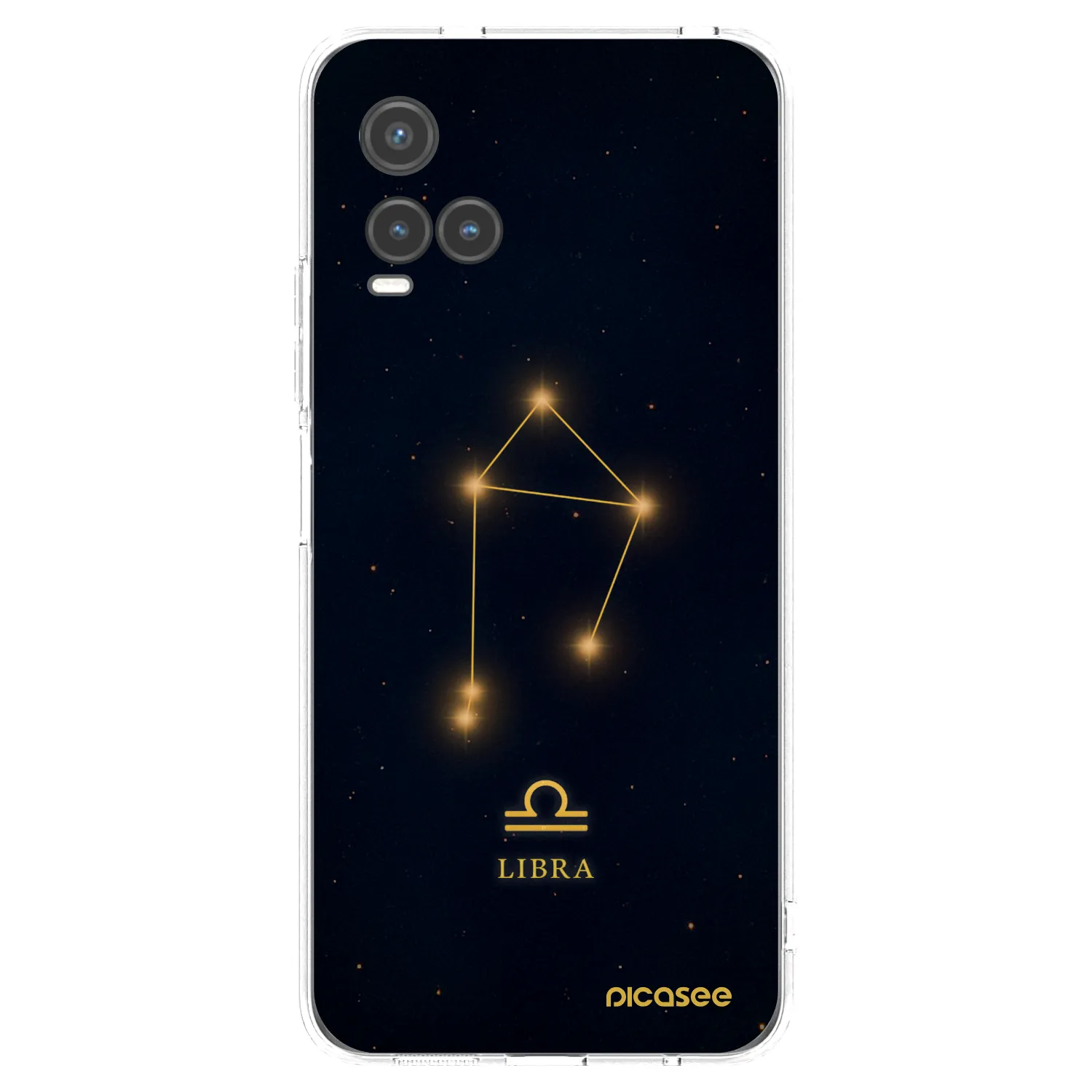 Picasee átlátszó szilikon tok az alábbi mobiltelefonokra Vivo Y33s - LIBRA