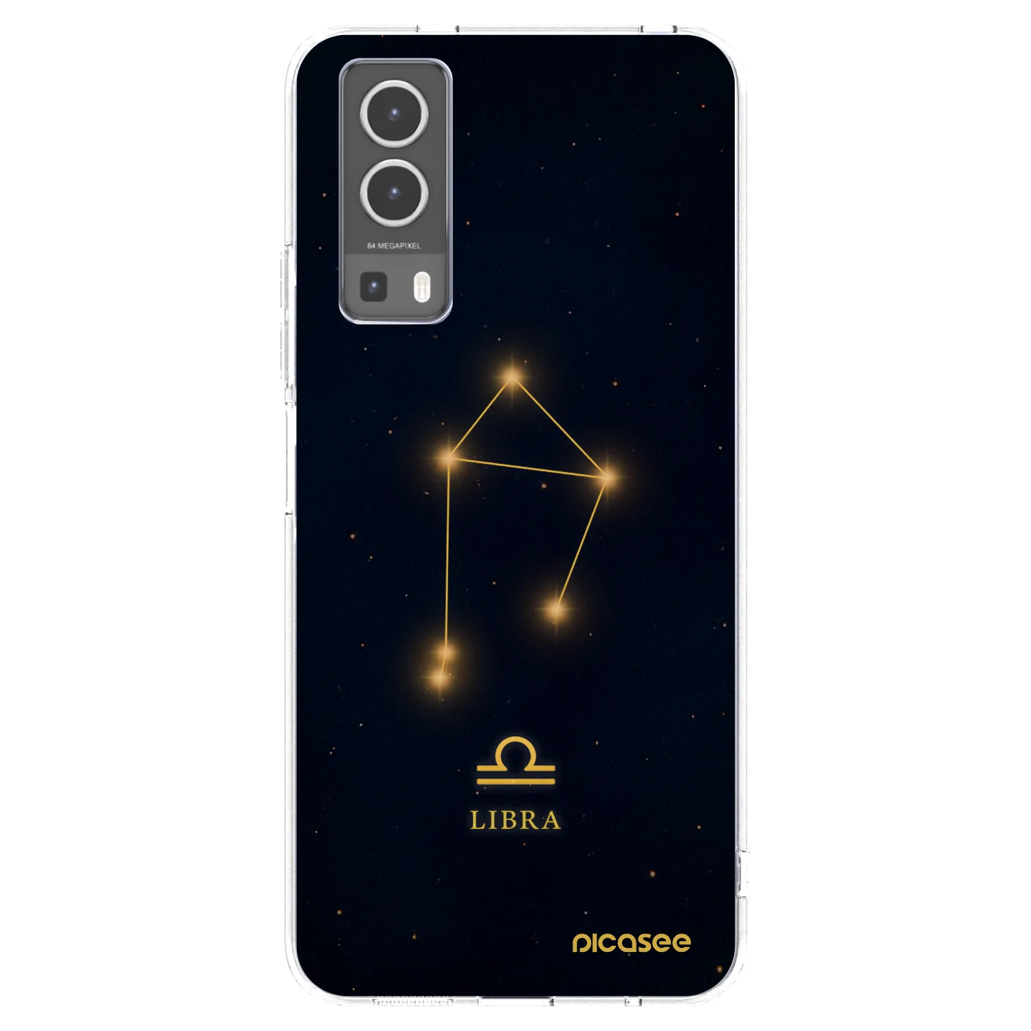 Picasee átlátszó szilikon tok az alábbi mobiltelefonokra Vivo Y72 5G - LIBRA