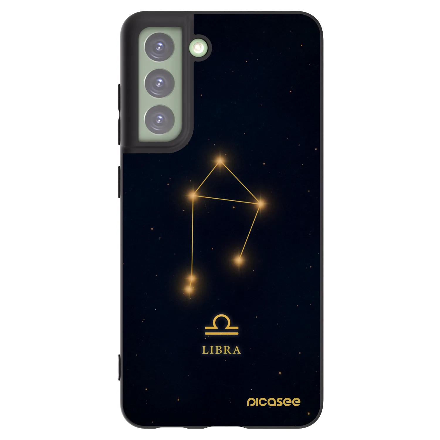 Picasee fekete szilikon tok az alábbi mobiltelefonokra Samsung Galaxy S21 FE 5G - LIBRA