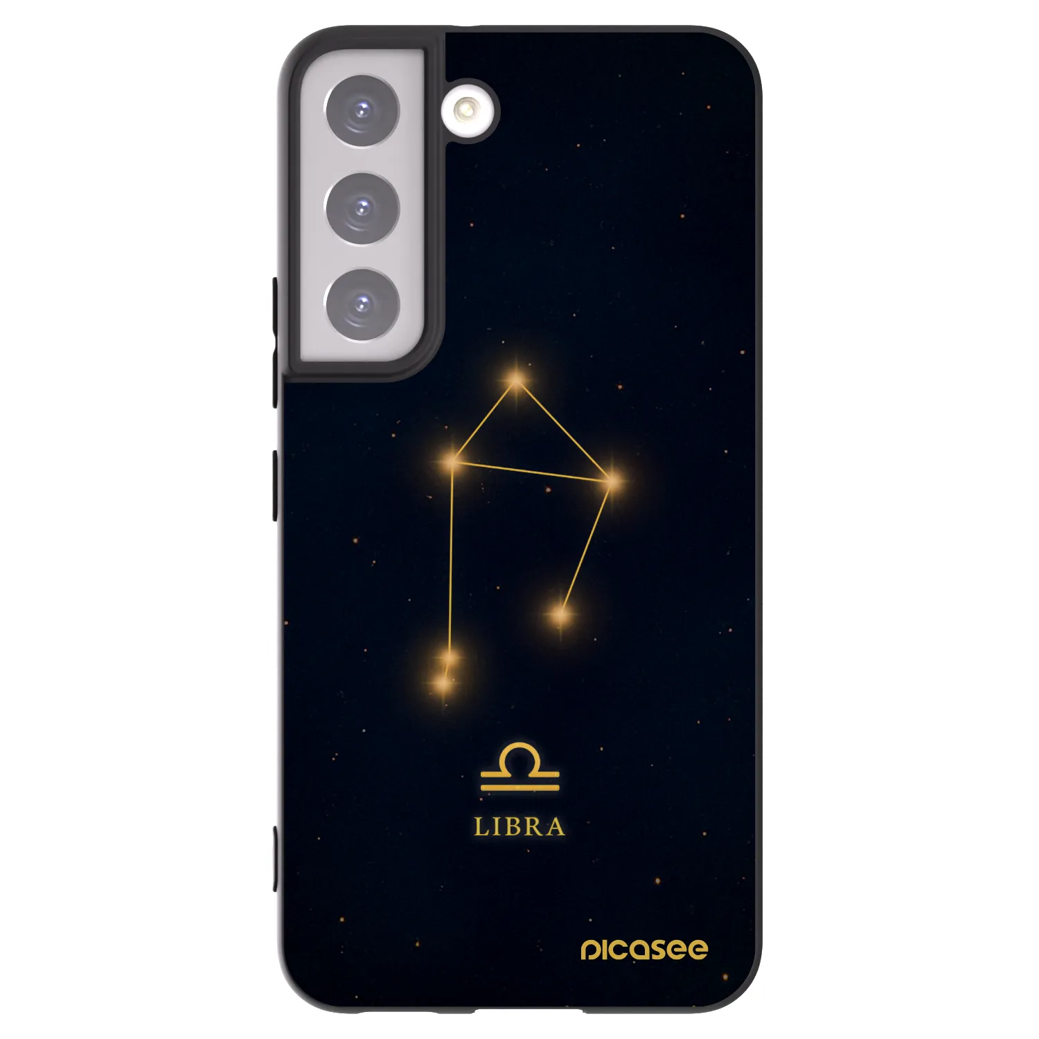 Picasee fekete szilikon tok az alábbi mobiltelefonokra Samsung Galaxy S22 5G - LIBRA