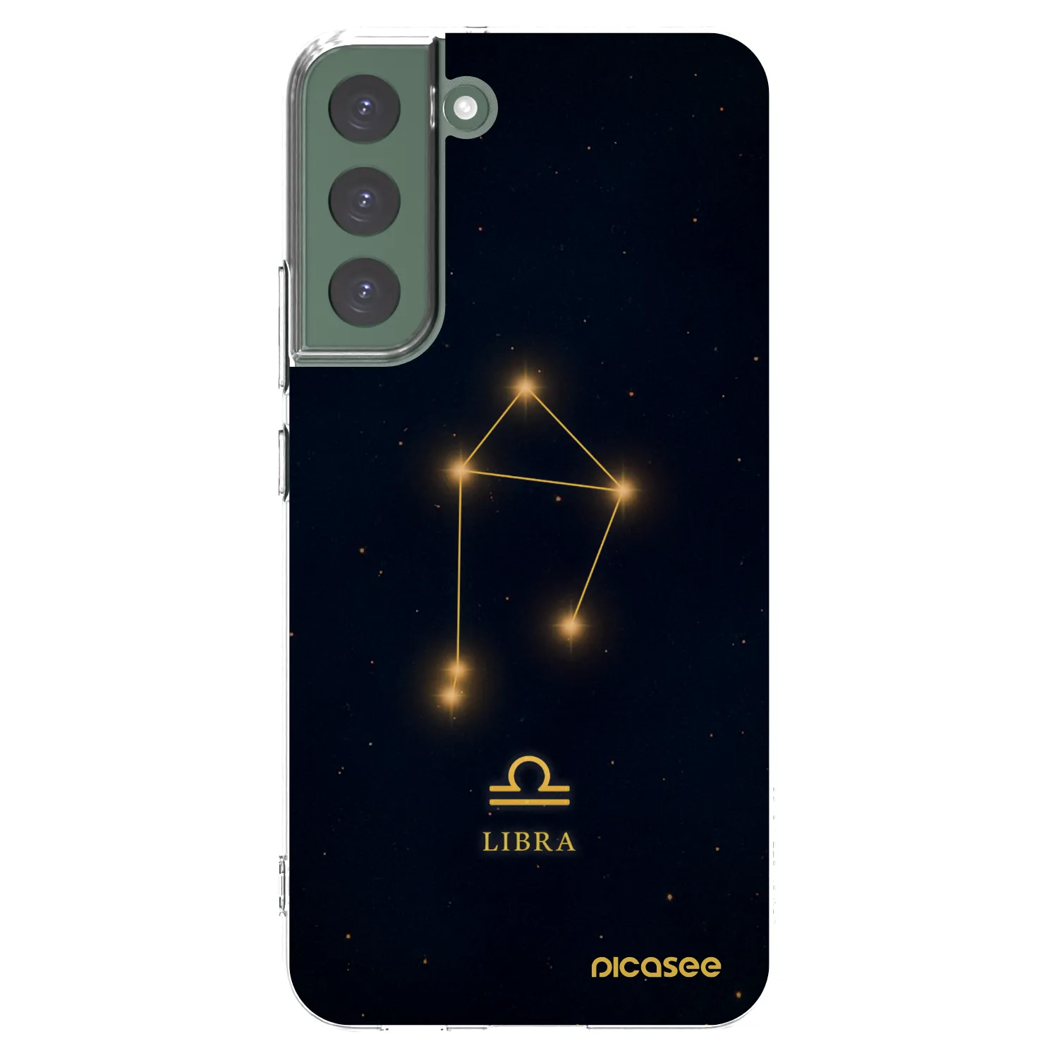 Picasee átlátszó szilikon tok az alábbi mobiltelefonokra Samsung Galaxy S22+ 5G - LIBRA