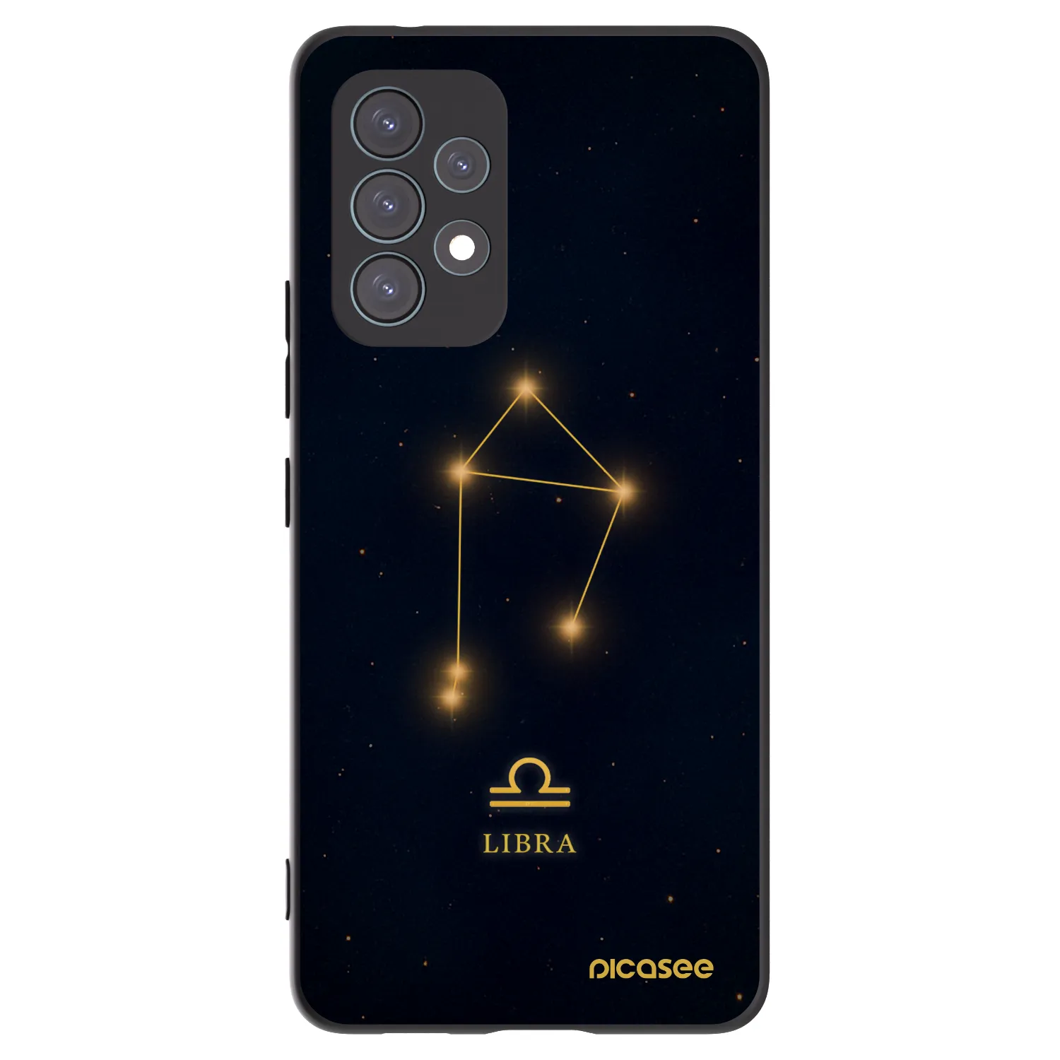 Picasee fekete szilikon tok az alábbi mobiltelefonokra Samsung Galaxy A53 5G A536 - LIBRA