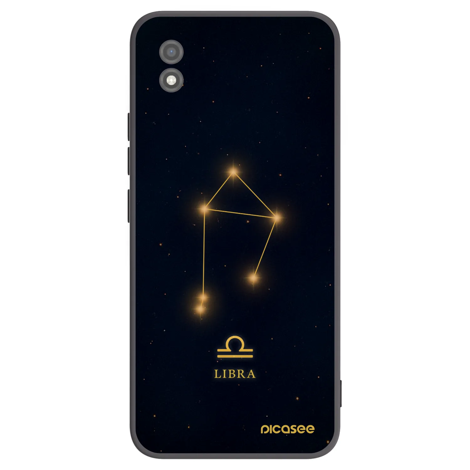 Picasee fekete szilikon tok az alábbi mobiltelefonokra Realme C11 (2021) - LIBRA