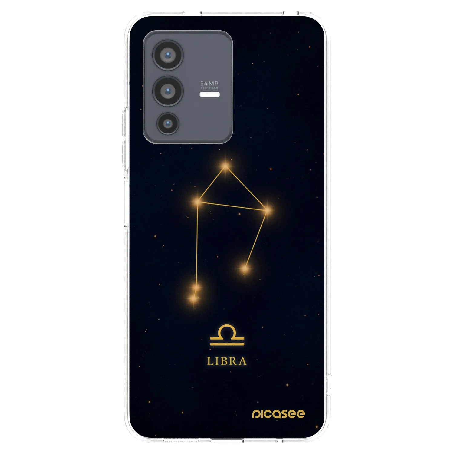 Picasee átlátszó szilikon tok az alábbi mobiltelefonokra Vivo V23 5G - LIBRA